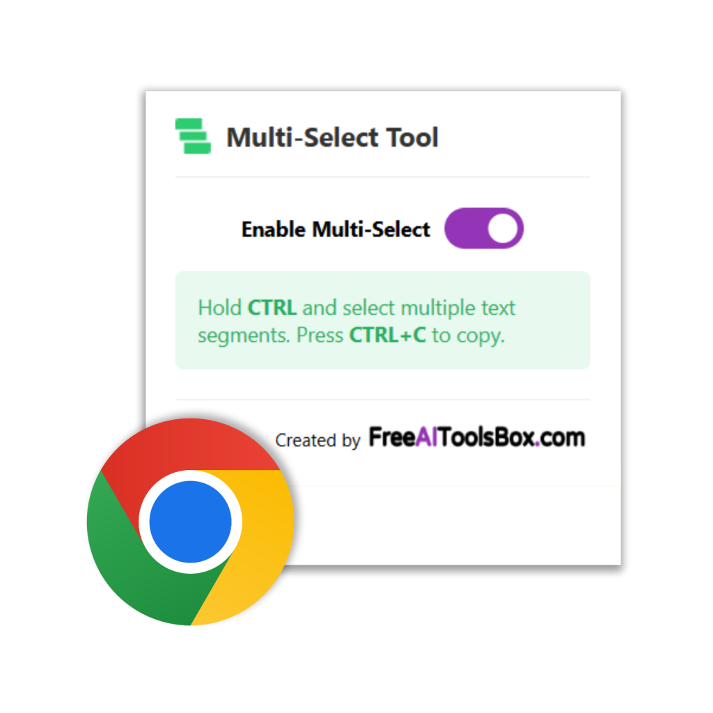 multi select tool chrome extension thumbnail